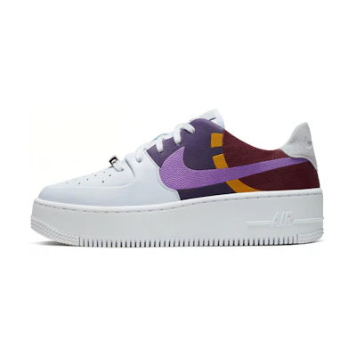 (W) Nike Air Force 1 Sage Low LX 'Grey Dark Orchid'
