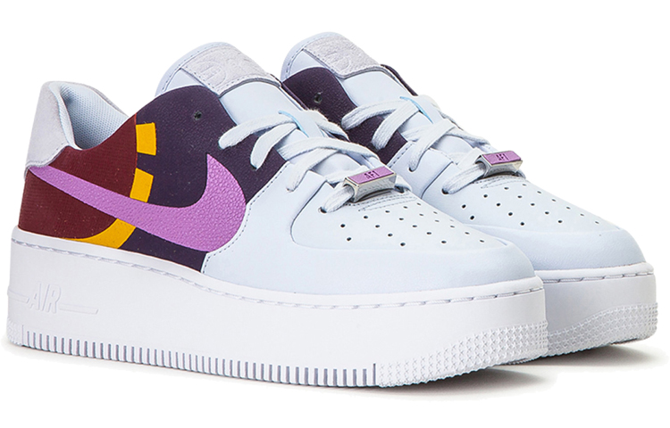 Lookbook (W) Nike Air Force 1 Sage Low LX 'Kelabu Dark Orchid' BV1976-003
