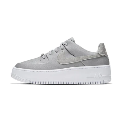 (W) Nike Air Force 1 Sage Low Lx 'Metallic Silver/White'