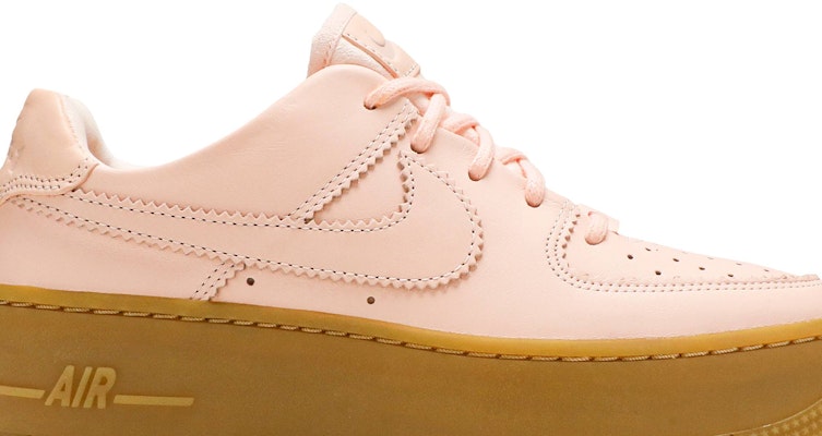 Women Nike Air Force 1 Sage Low LX Washed Coral Gum AR5409 600