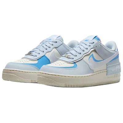 (Women) Nike Air Force 1 Shadow 'Blue Tint' DZ1847-400 Lookbook (Women) Nike Air Force 1 Shadow 'Blue Tint' DZ1847-400