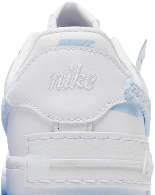 (W) 나이키 에어 포스 1 쉐도우 “블루 틴트 셰닐 스우시” FJ4567-100 Sizing (W) 나이키 에어 포스 1 쉐도우 “블루 틴트 셰닐 스우시” FJ4567-100