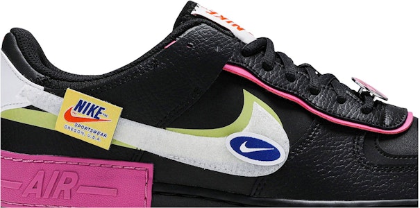 Nike Air Force 1 低筒 Shadow “Have a Nike Day“ 防滑輕便 板鞋 女款 黑白粉 Order Nike Air Force 1 低筒 Shadow “Have a Nike Day“ 防滑輕便 板鞋 女款 黑白粉