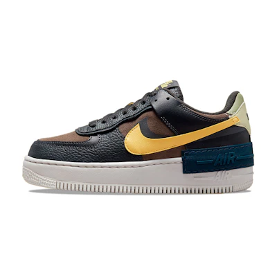 (W) Nike Air Force 1 Shadow 'Off Noir Saturn Gold'