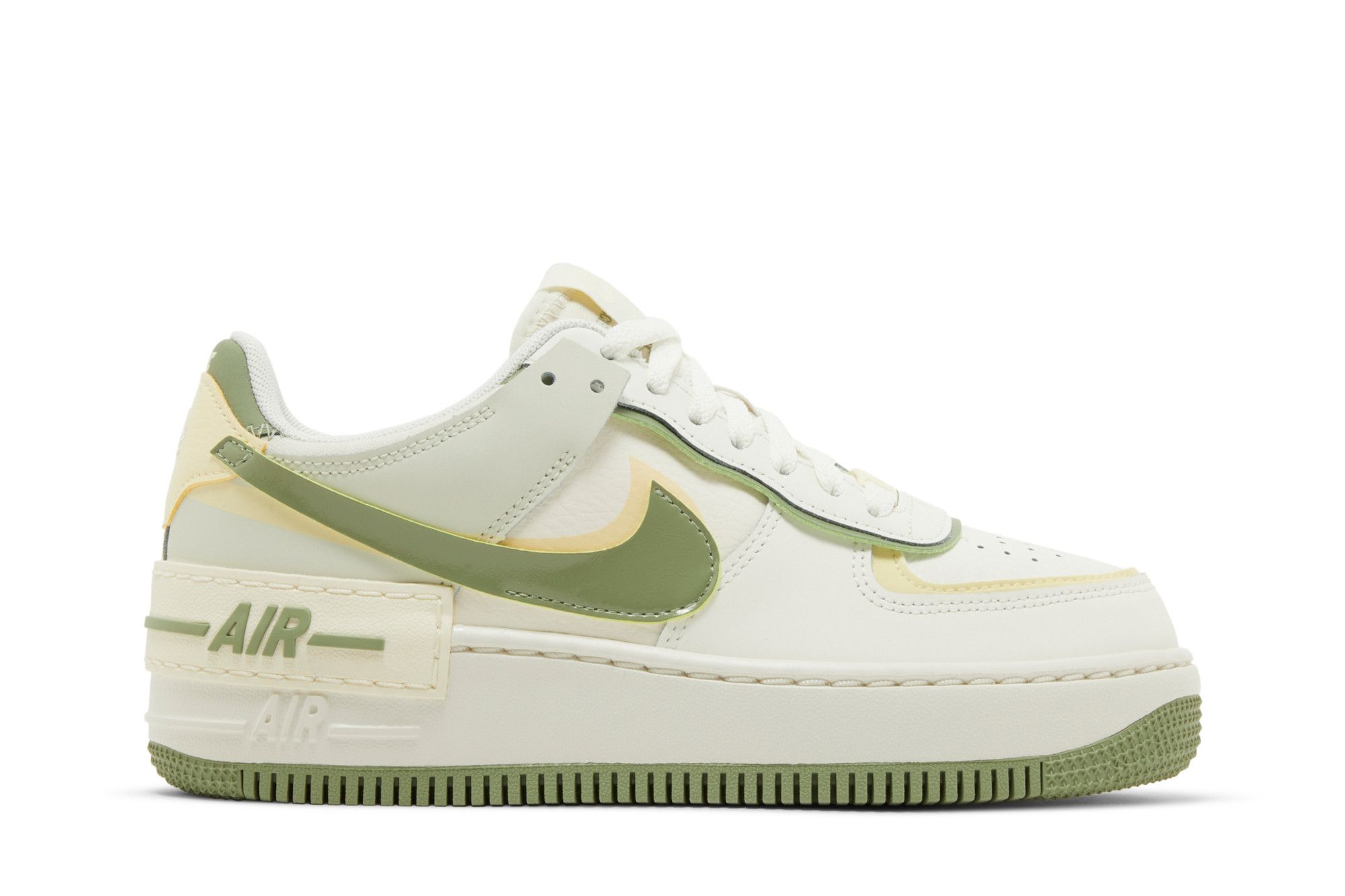 Buy （女）Nike Air Force 1 Shadow 'Pale Ivory Oil Green' 型號 FN6335-101