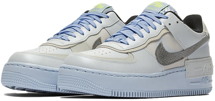 Nike 空氣力量1 低筒 影子 女款 板鞋 霧藍 Lookbook Nike 空氣力量1 低筒 影子 女款 板鞋 霧藍