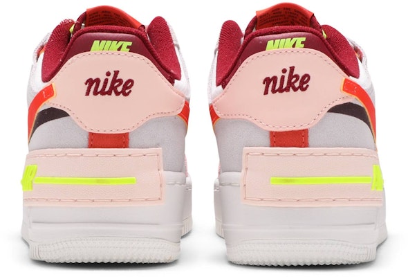 (W) Nike Air Force 1 Shadow 'Team Red Orange Pearl' - Merah Pasukan Jingga Mutiara CU8591-600 Details for (W) Nike Air Force 1 Shadow 'Team Red Orange Pearl' - Merah Pasukan Jingga Mutiara CU8591-600