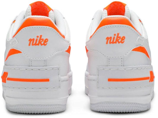 (W) Nike Air Force 1 Shadow 'Total Orange' Sepatu Wanita CI0919-103 Details for (W) Nike Air Force 1 Shadow 'Total Orange' Sepatu Wanita CI0919-103