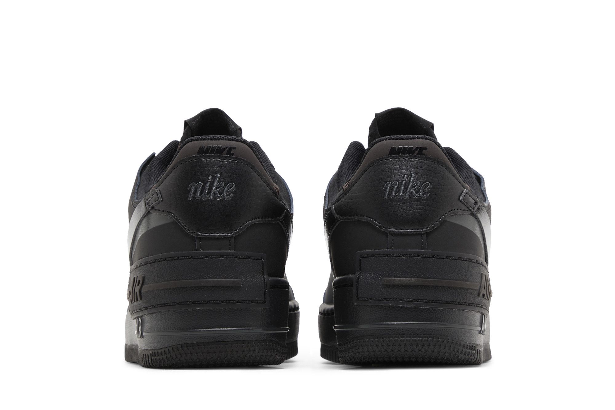 Sizing (W) Nike Air Force 1 Shadow 'Triple Black' Zapatillas Negras Total. FB7582-001