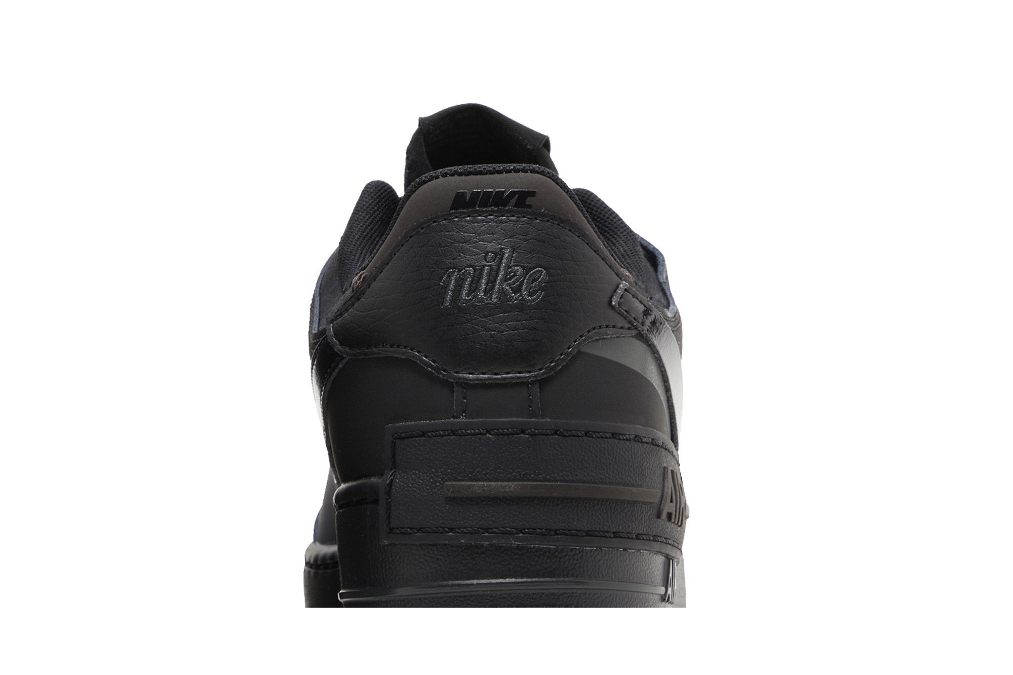 Cheap (W) Nike Air Force 1 Shadow 'Triple Black' Zapatillas Negras Total. FB7582-001