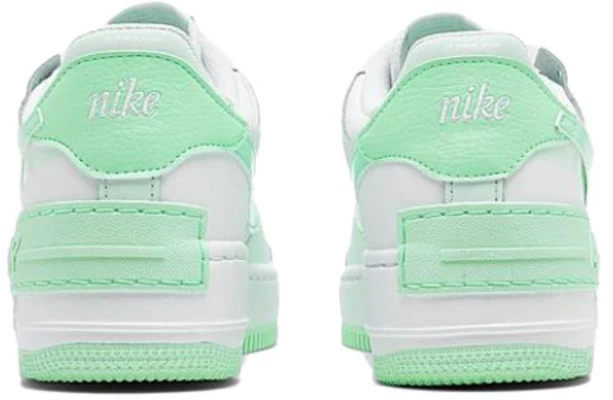 (W) Nike Air Force 1 Shadow ''Weiß Barely Green''. FZ3773-100 Details for (W) Nike Air Force 1 Shadow ''Weiß Barely Green''. FZ3773-100
