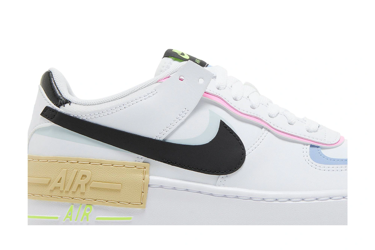 (Women) Nike Air Force 1 Shadow 'White Black Pastel' FJ0735-100