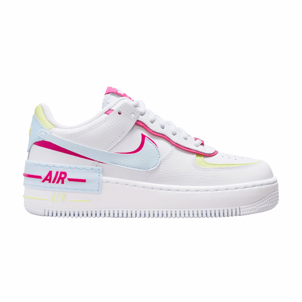 (Women) Nike Air Force 1 Shadow 'White Blue Tint Fireberry' FQ8885-100
