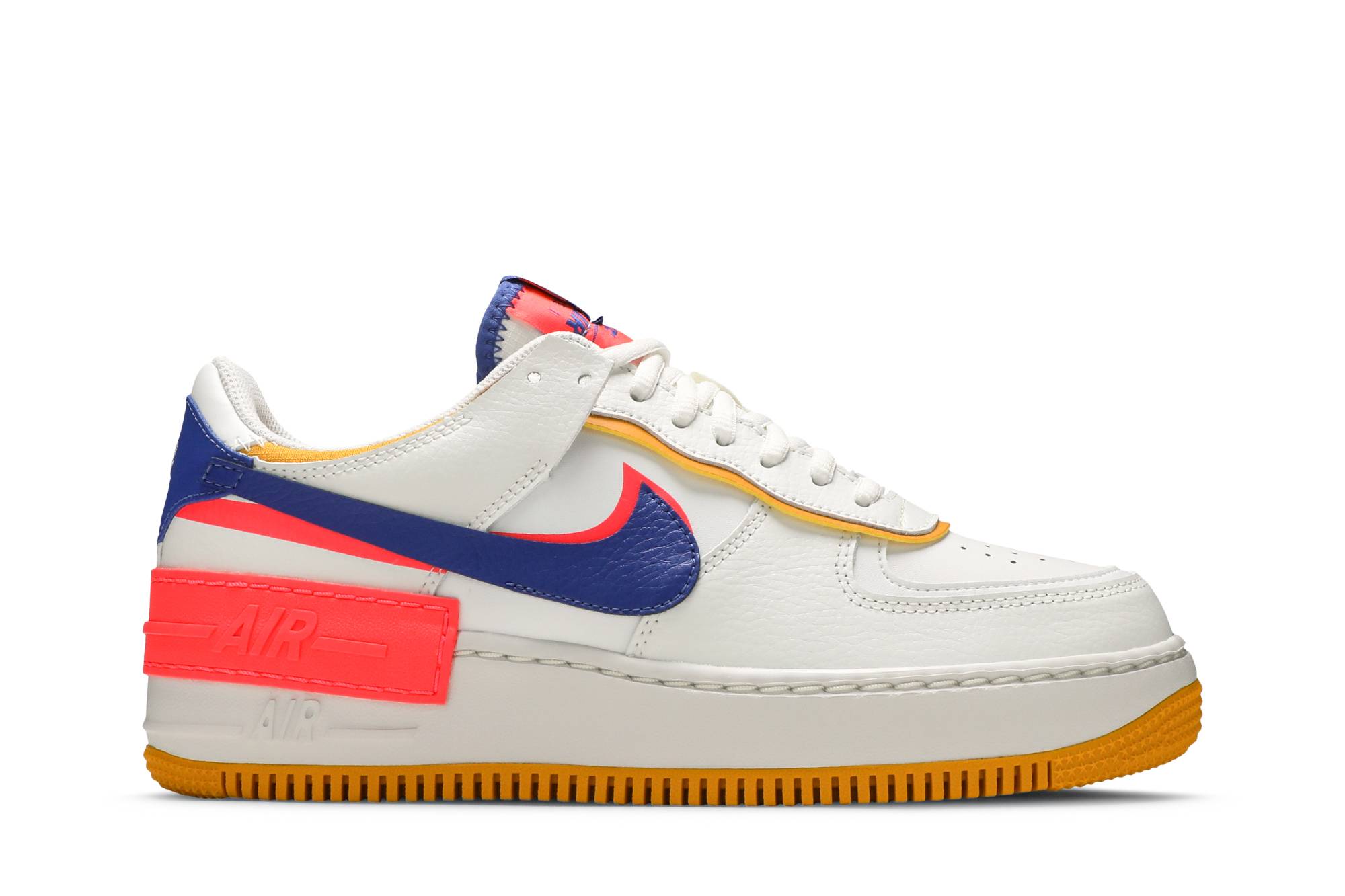 Buy (W) 나이키 에어 포스 1 쉐도우 '화이트 크림슨 블루' CI0919-105