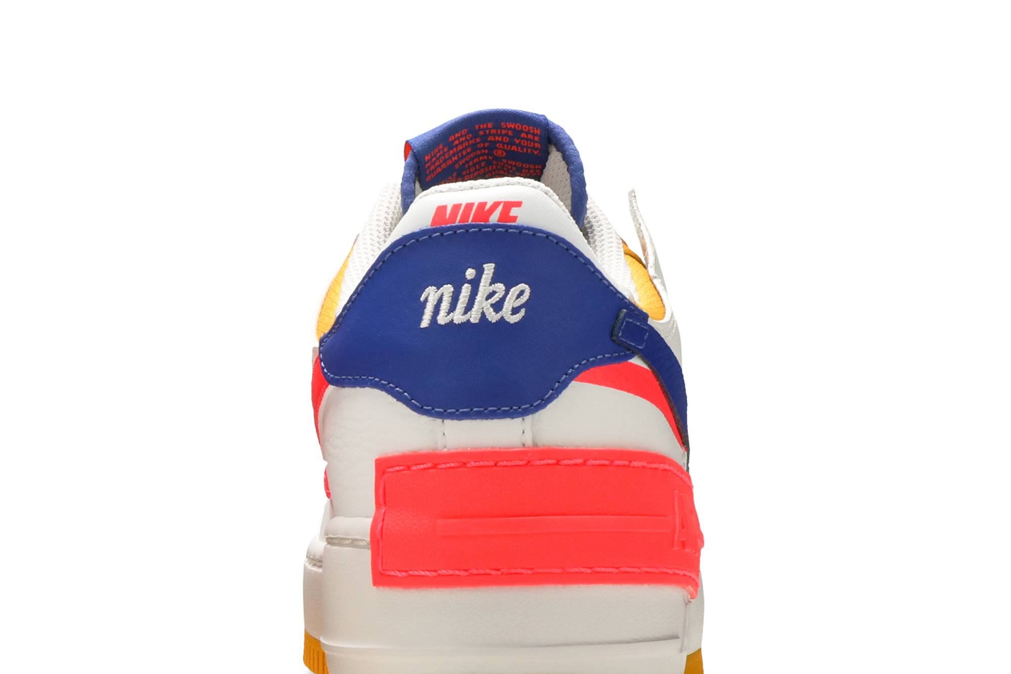 Sizing (W) 나이키 에어 포스 1 쉐도우 '화이트 크림슨 블루' CI0919-105