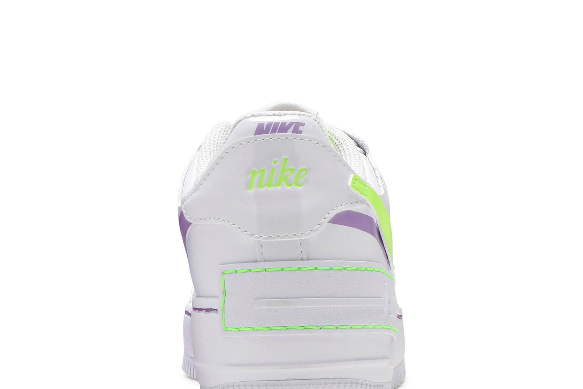 Sizing (W) Nike Air Force 1 Shadow 'Putih Hijau Elektrik' DD9684-100