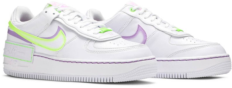 (W) Nike Air Force 1 Shadow 'Putih Hijau Elektrik' DD9684-100 Cheap (W) Nike Air Force 1 Shadow 'Putih Hijau Elektrik' DD9684-100