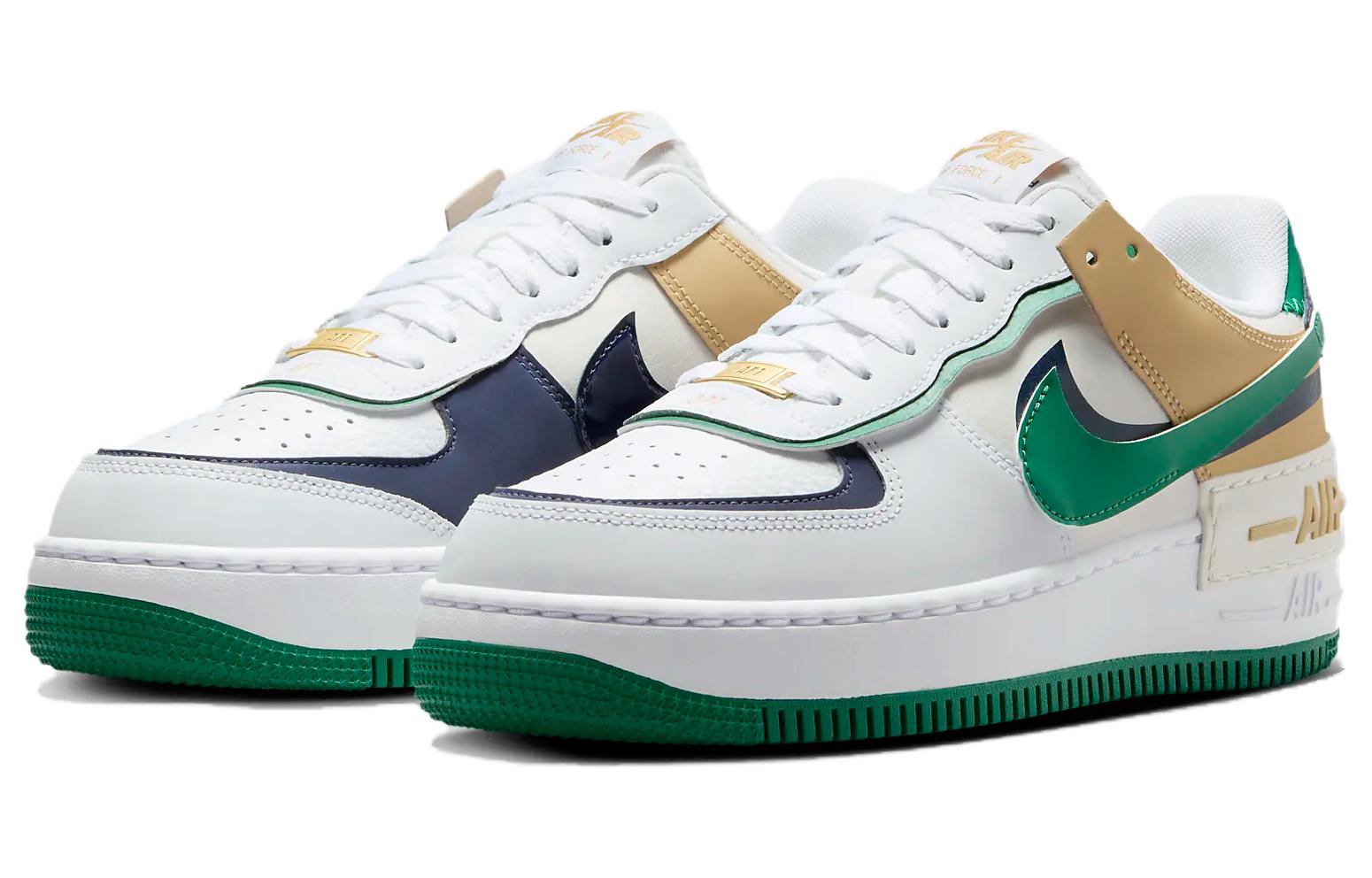 Lookbook (W) Nike Air Force 1 Shadow 'Blanco Malachita Sésamo' DZ1847-102