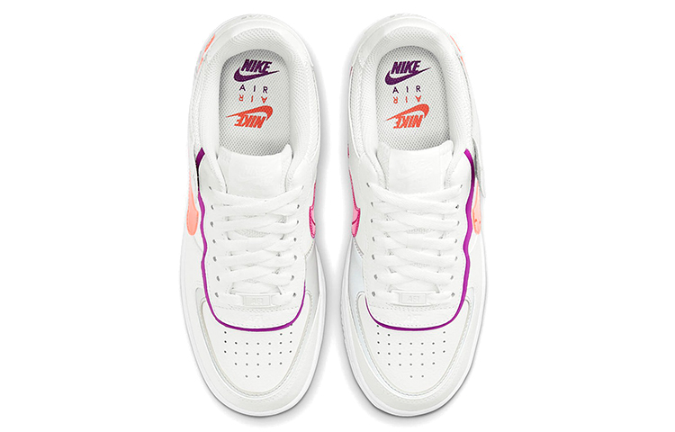 Shop (W) ナイキ エアフォース1 シャドウ 白マンゴー赤紫 (Nike AF1 シャドウ 白マンゴー赤紫) DH3859-100