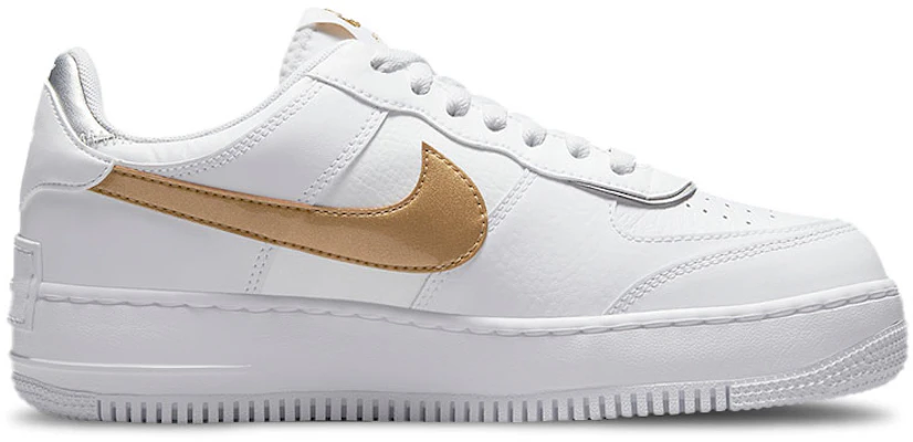 (W) ナイキ エアフォース1 シャドウ 白/メタリックゴールド DM3064-100 Order (W) ナイキ エアフォース1 シャドウ 白/メタリックゴールド DM3064-100