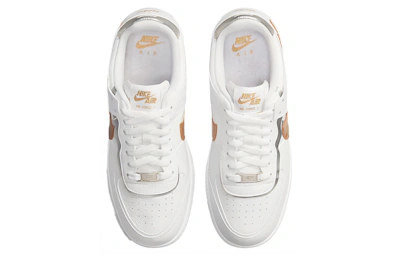 (Women) Nike Air Force 1 Shadow 'White Metallic Gold' DM3064-100