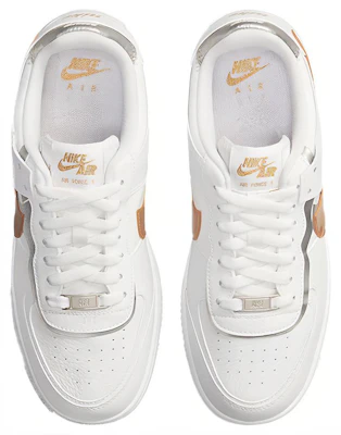 (W) ナイキ エアフォース1 シャドウ 白/メタリックゴールド DM3064-100 Shop (W) ナイキ エアフォース1 シャドウ 白/メタリックゴールド DM3064-100