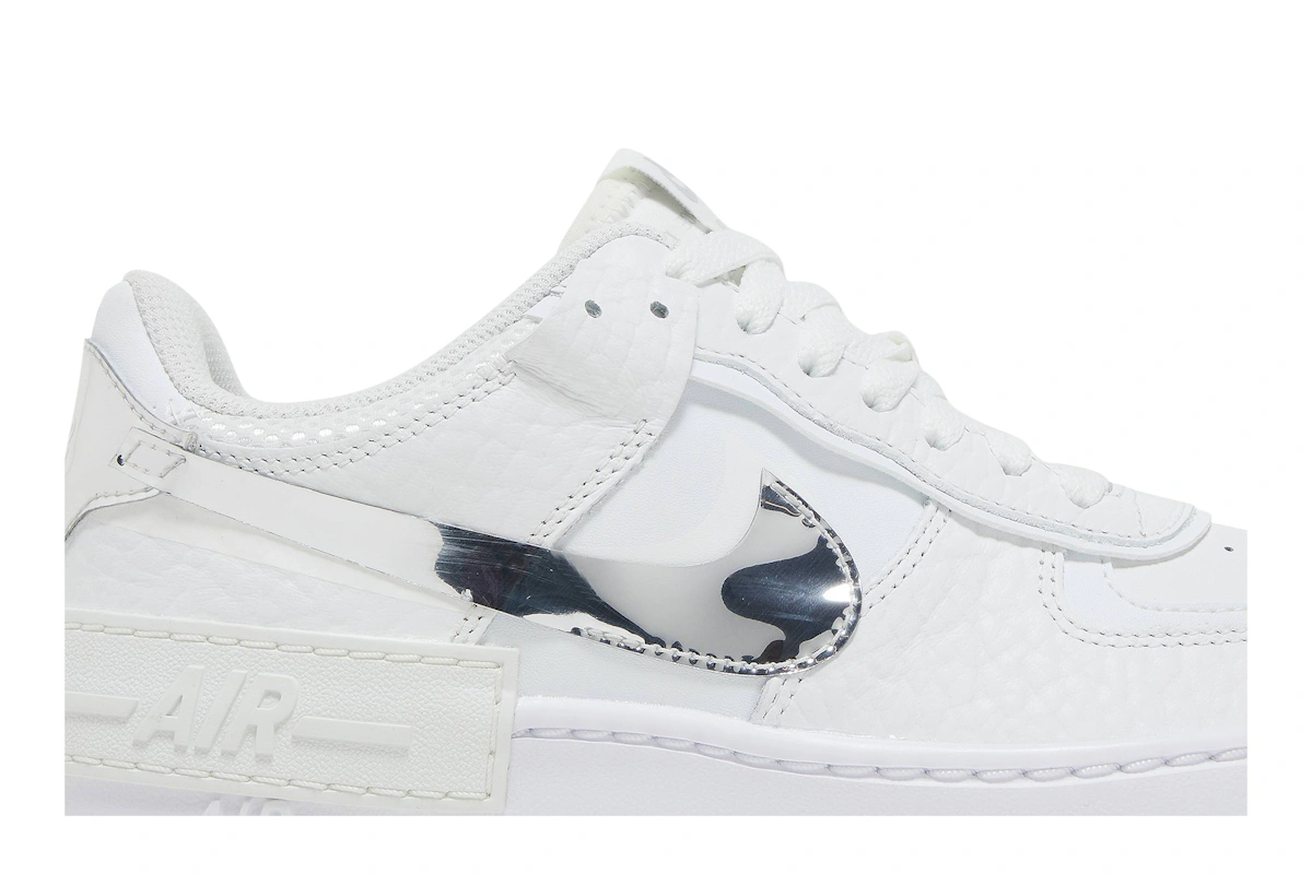 (Women) Nike Air Force 1 Shadow 'White Metallic Silver' DQ0837-100