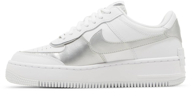 (W) ナイキ エアフォース1 シャドウ 白メタリックシルバー CI0919-119 Lookbook (W) ナイキ エアフォース1 シャドウ 白メタリックシルバー CI0919-119