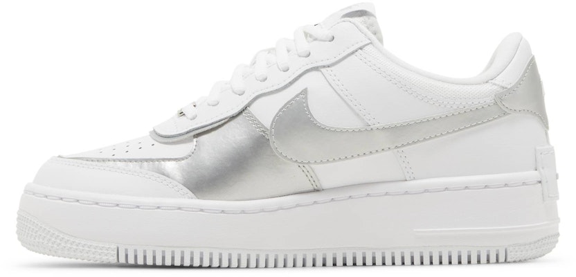 (女款)Nike Air Force 1 Shadow "白色金屬銀" CI0919-119 Lookbook (女款)Nike Air Force 1 Shadow "白色金屬銀" CI0919-119