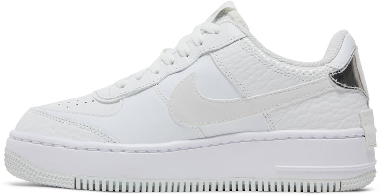 (W) 나이키 에어 포스 1 섀도우 '화이트 메탈릭 실버' DQ0837-100 Lookbook (W) 나이키 에어 포스 1 섀도우 '화이트 메탈릭 실버' DQ0837-100