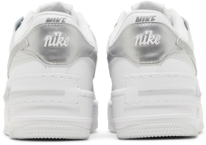 (W) ナイキ エアフォース1 シャドウ 白メタリックシルバー CI0919-119 Details for (W) ナイキ エアフォース1 シャドウ 白メタリックシルバー CI0919-119