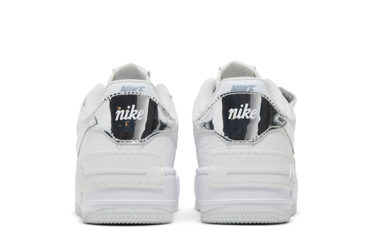 (Women) Nike Air Force 1 Shadow 'White Metallic Silver' DQ0837-100