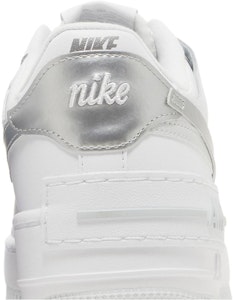 (W) ナイキ エアフォース1 シャドウ 白メタリックシルバー CI0919-119 Sizing (W) ナイキ エアフォース1 シャドウ 白メタリックシルバー CI0919-119