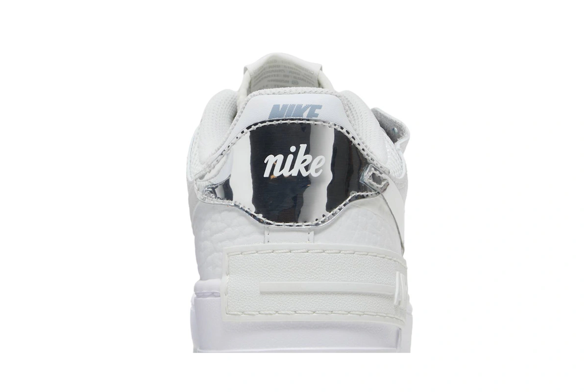 (Women) Nike Air Force 1 Shadow 'White Metallic Silver' DQ0837-100