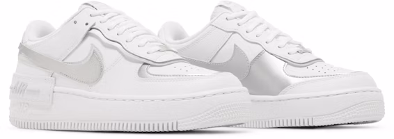 (W) 나이키 에어 포스 1 쉐도우 '화이트 메탈릭 실버' CI0919-119 Cheap (W) 나이키 에어 포스 1 쉐도우 '화이트 메탈릭 실버' CI0919-119