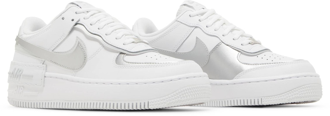 (女款)Nike Air Force 1 Shadow "白色金屬銀" CI0919-119 Cheap (女款)Nike Air Force 1 Shadow "白色金屬銀" CI0919-119