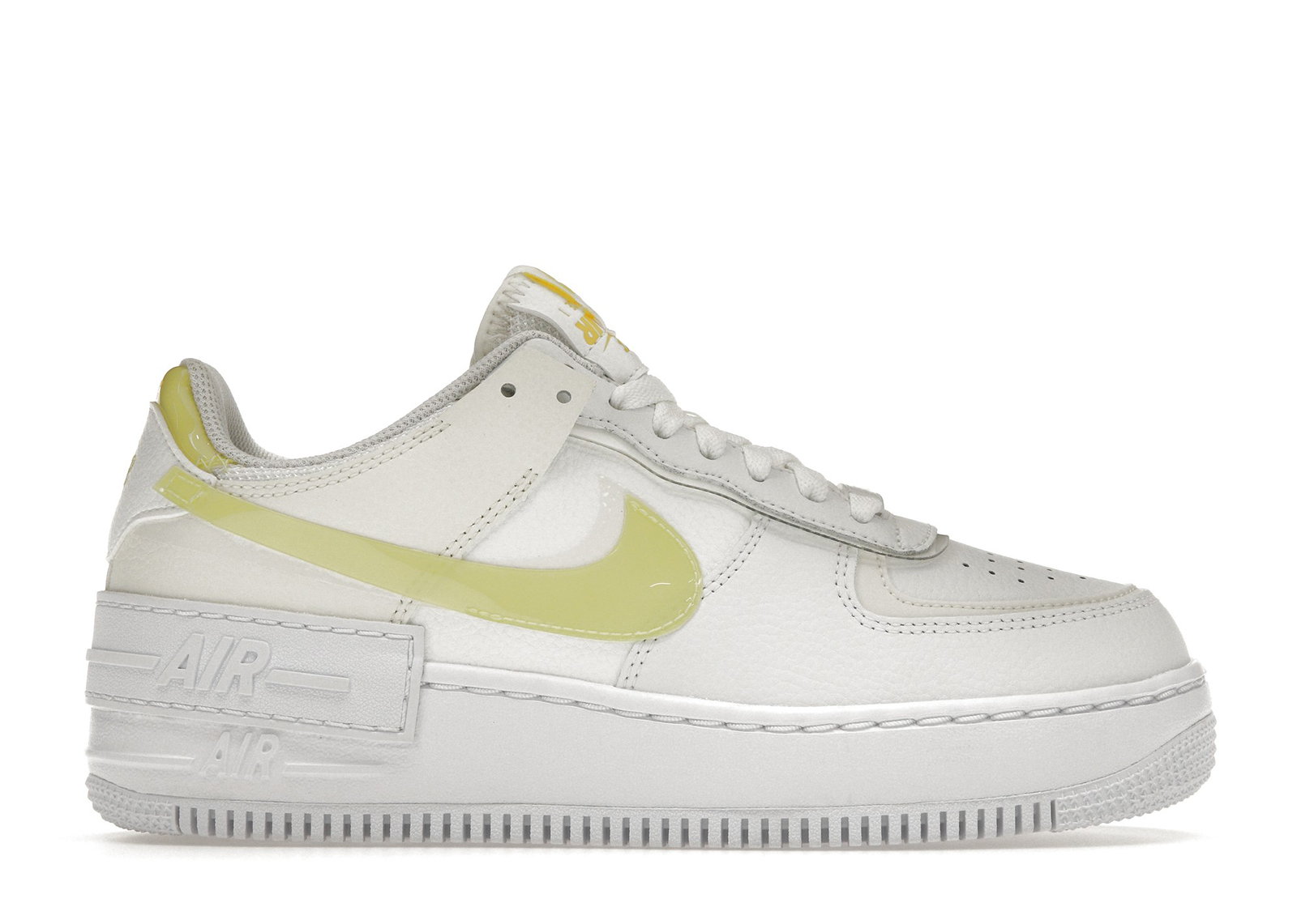(Women) Nike Air Force 1 Shadow 'White Opti Yellow' DM3034-100 - DM3034 ...