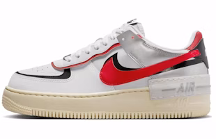 (Women) Nike Air Force 1 Shadow 'White Silver Red' FN6335-100 (Women) Nike Air Force 1 Shadow 'White Silver Red' FN6335-100