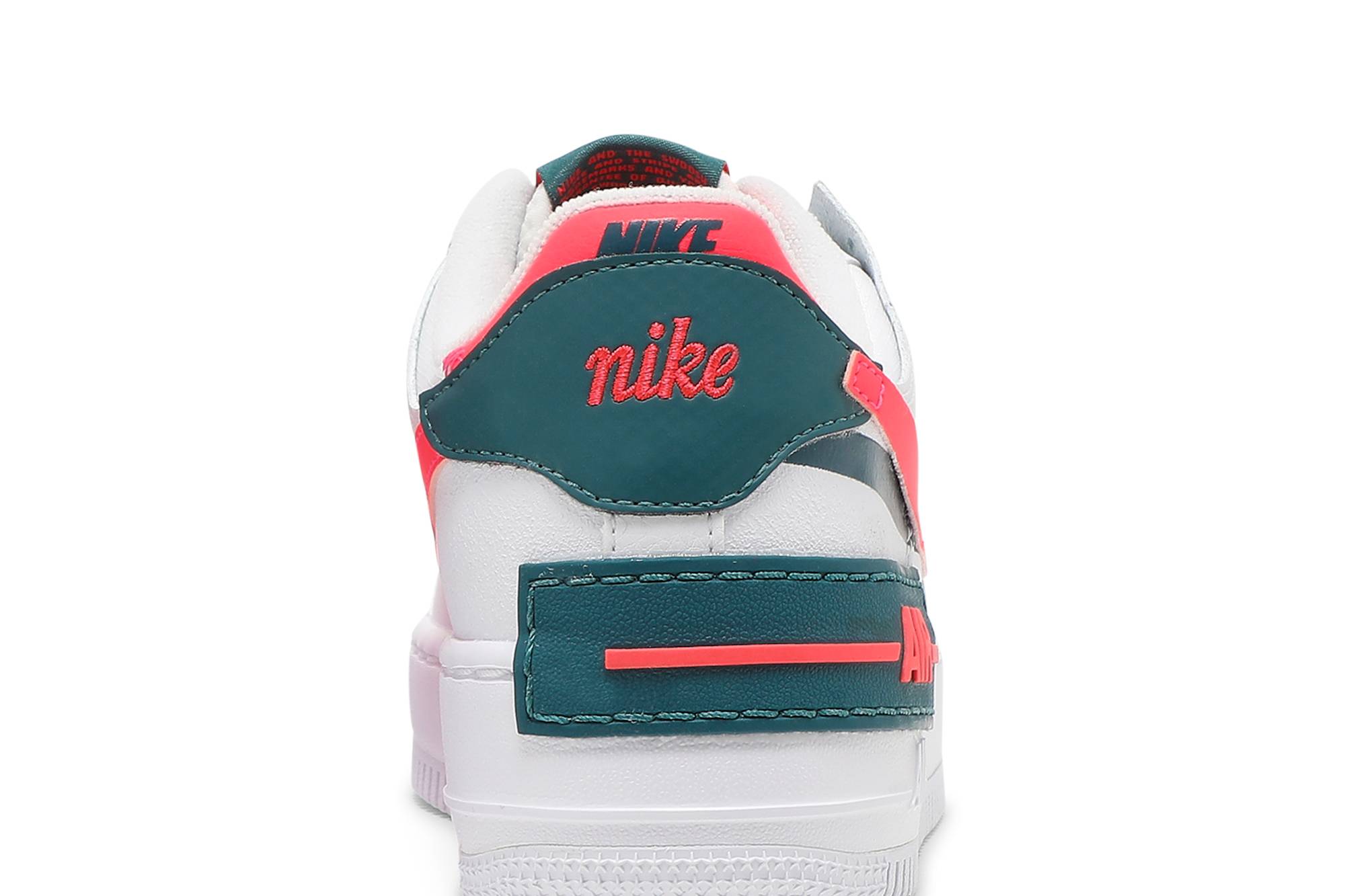 Sizing (W) Nike Air Force 1 Shadow 'Putih Solar Merah' DB3902-100