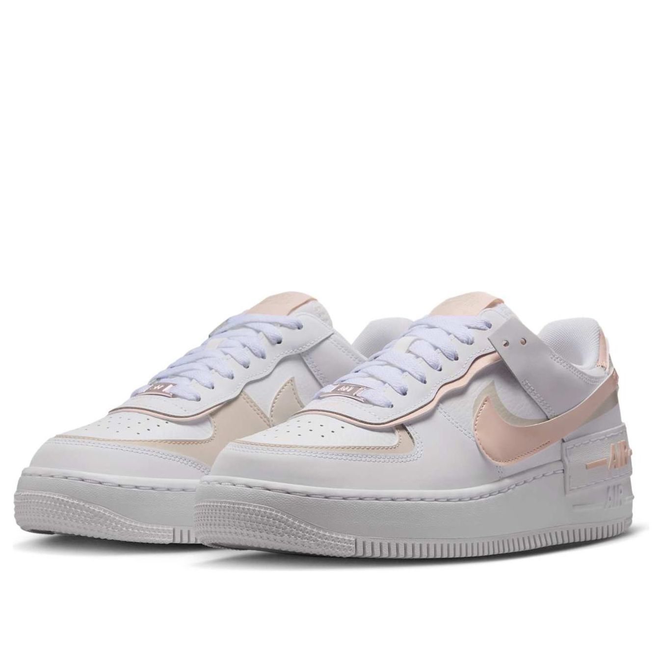 Lookbook (W) 耐克 Air Force 1 Shadow '白洗珊瑚' CI0919-121