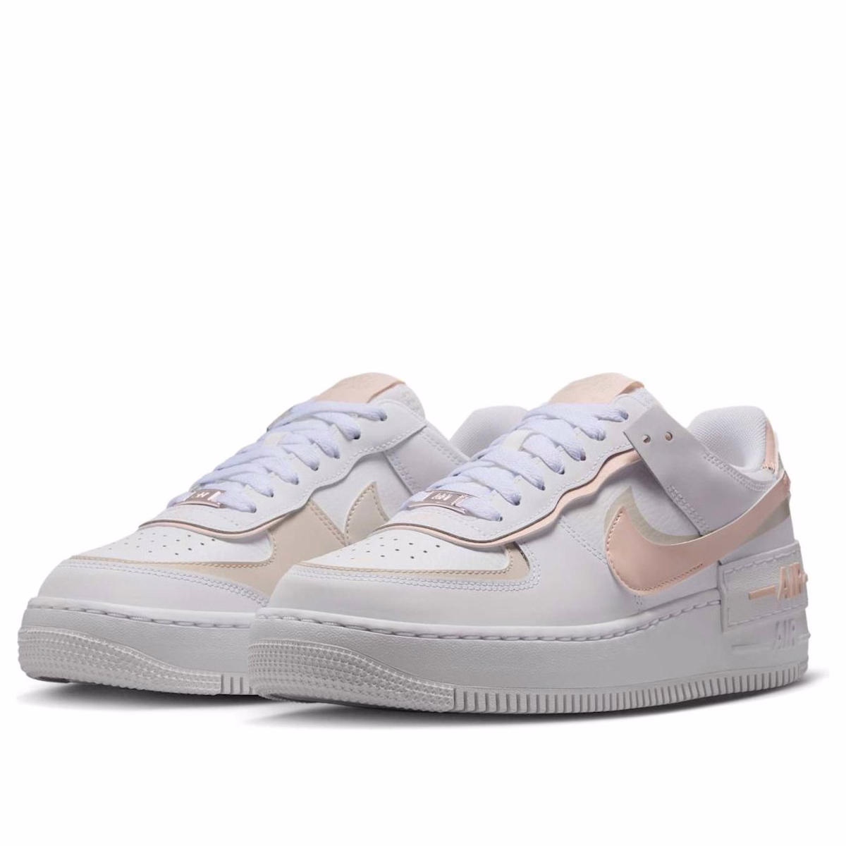 (Women) Nike Air Force 1 Shadow 'White Washed Coral'