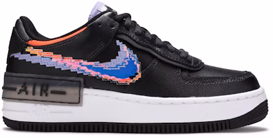 (Women) Nike Air Force 1 Shadow SE 'Pixel Swoosh - Off Noir' CV8480-001 (Women) Nike Air Force 1 Shadow SE 'Pixel Swoosh - Off Noir' CV8480-001