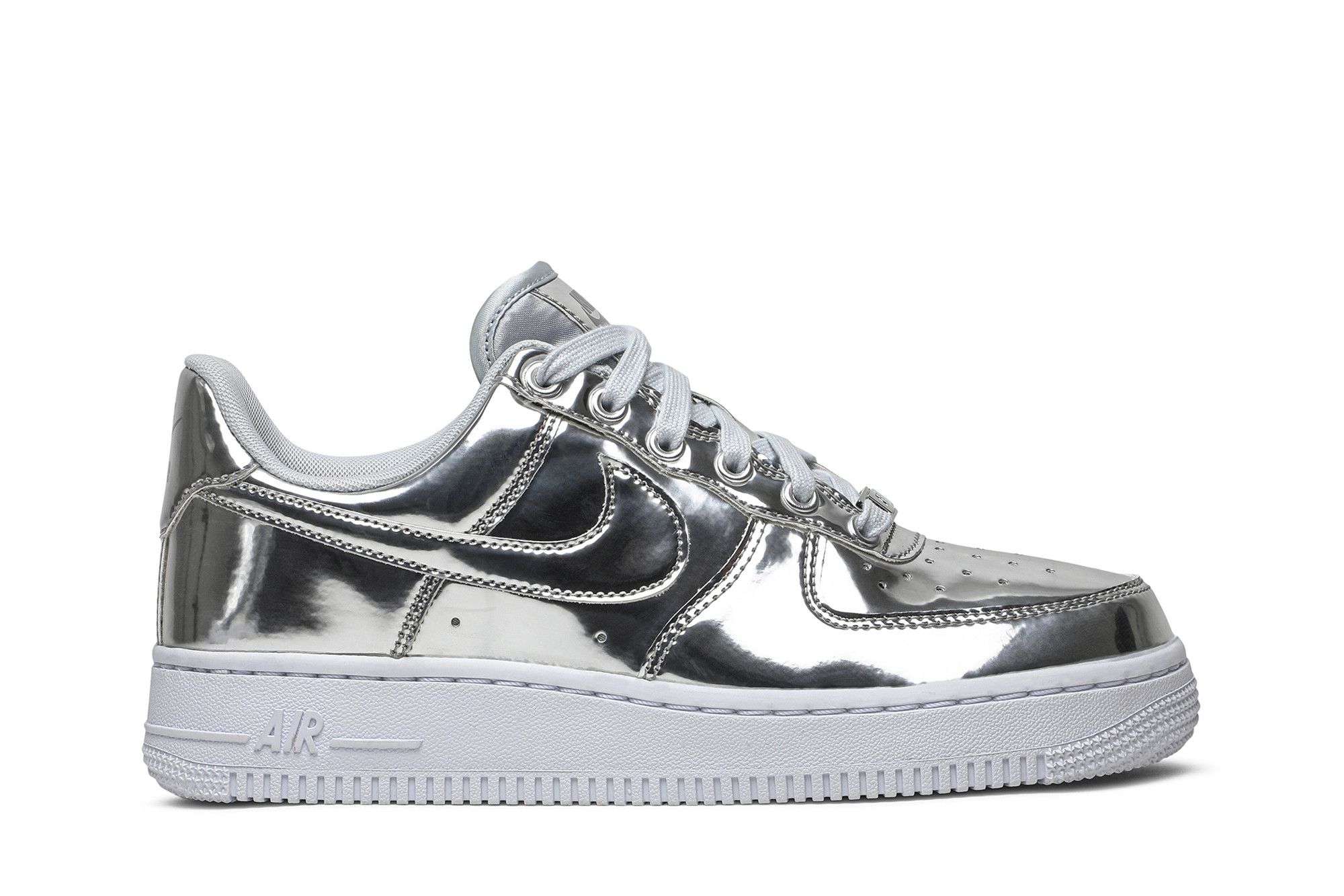 (Women) Nike Air Force 1 SP 'Liquid Metal - Chrome' CQ6566-001