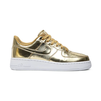(W) Nike Air Force 1 SP 'Liquid Metal - Gold'