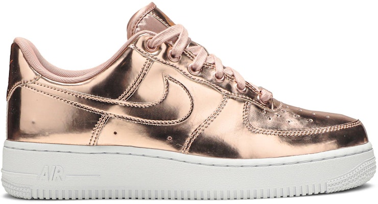 Nike air force top 1 womens rose gold