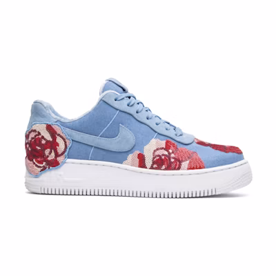 (W) Nike Air Force 1 Upstep Low Denim Rose Sky