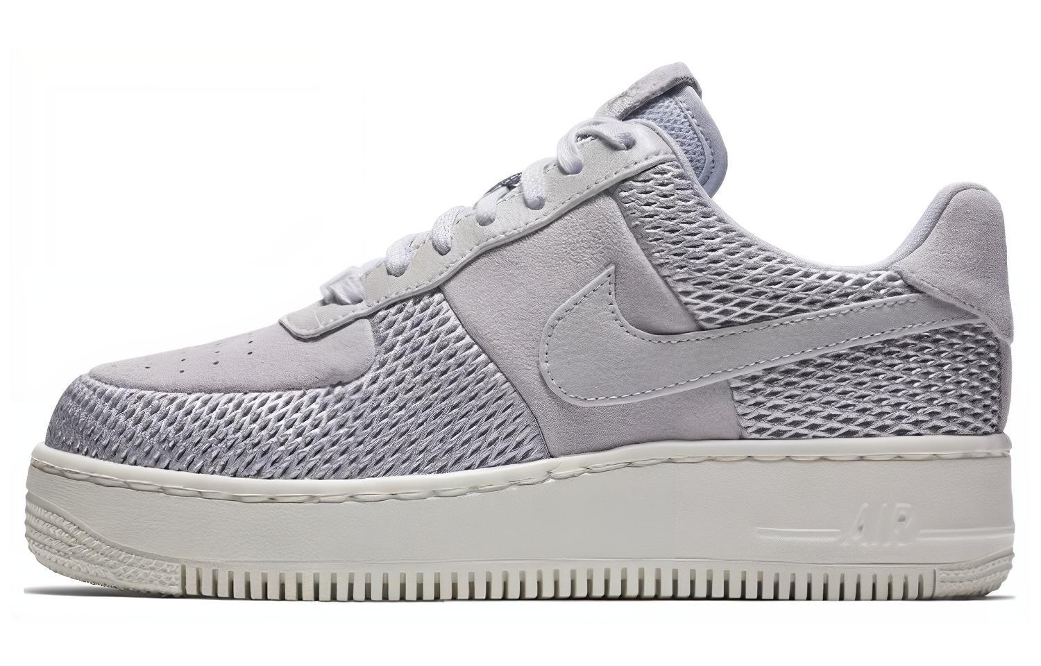 (Women) Nike Air Force 1 Upstep Premium 'Metallic Platinum' 917590-001