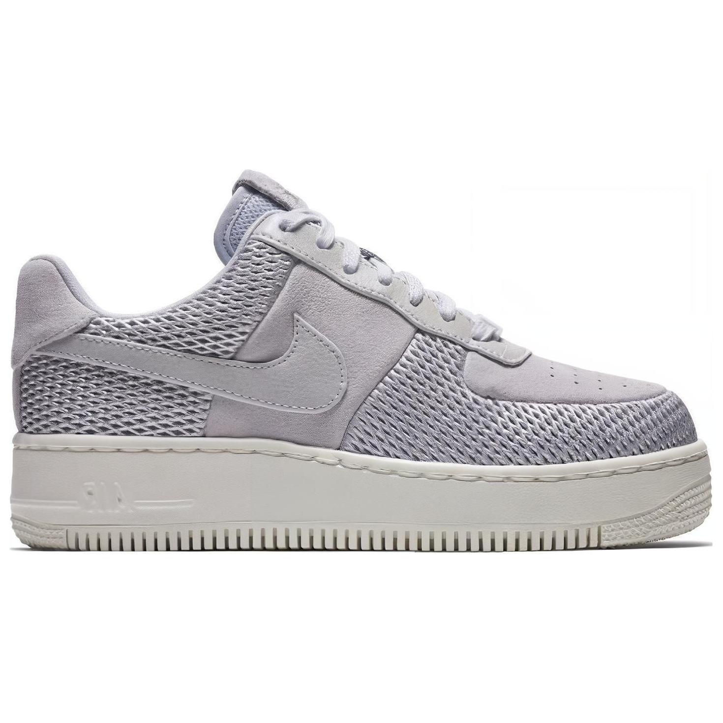 Order (W) Nike Air Force 1 Upstep Premium 'Metallic Platinum' Edisi Istimewa 917590-001
