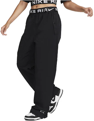 (Women) Nike Air High-Waisted Straight-Leg Woven Pants Black FB8084-010 Buy (Women) Nike Air High-Waisted Straight-Leg Woven Pants Black FB8084-010