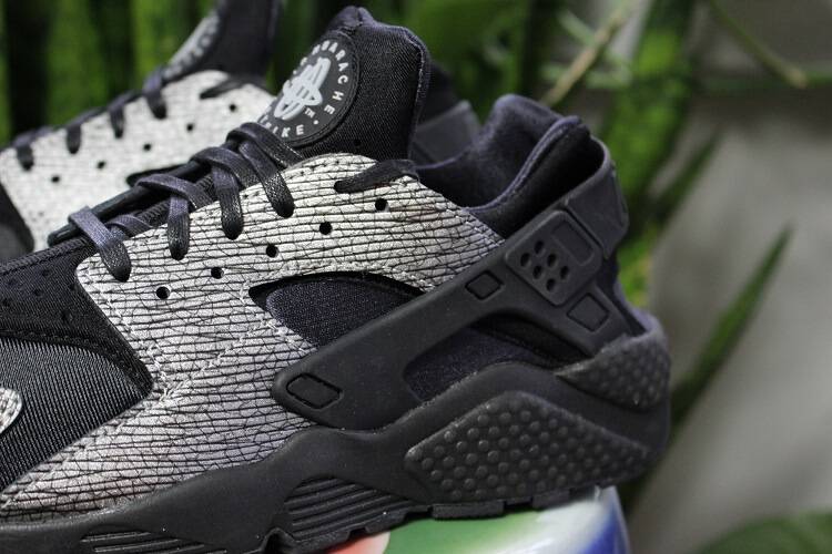 (W) Nike Air Huarache 'Black Reptile' 圖 6